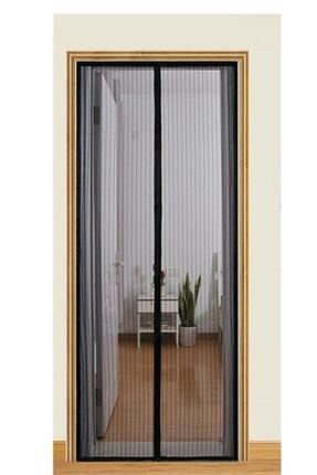 Mıknatıslı Kapı Sinekliği Sineklik Tülü Perde Sinek Kovucu Siyah ( 105x205cm ) snklk312