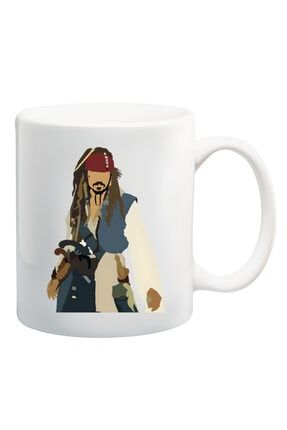 Karayip Korsanları Jack Sparrow Kupa Bardak SK-02190a6
