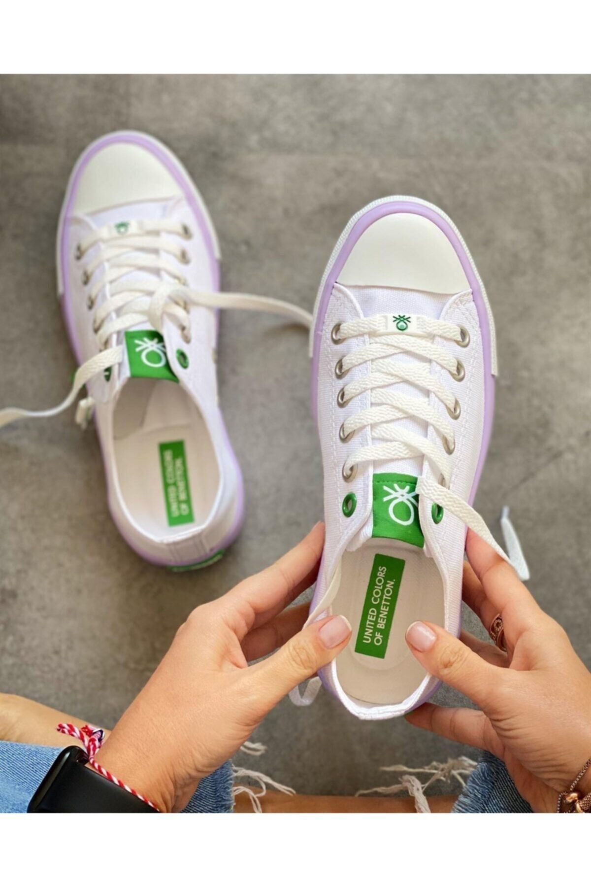 United colors of benetton shoes white cheap