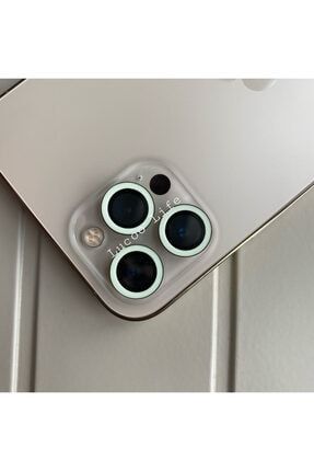 Iphone 11 Uyumlu Neon Renkli Karanlıkta Parlayan Kamera Koruyucu Lens Aparatı 11neonlenss