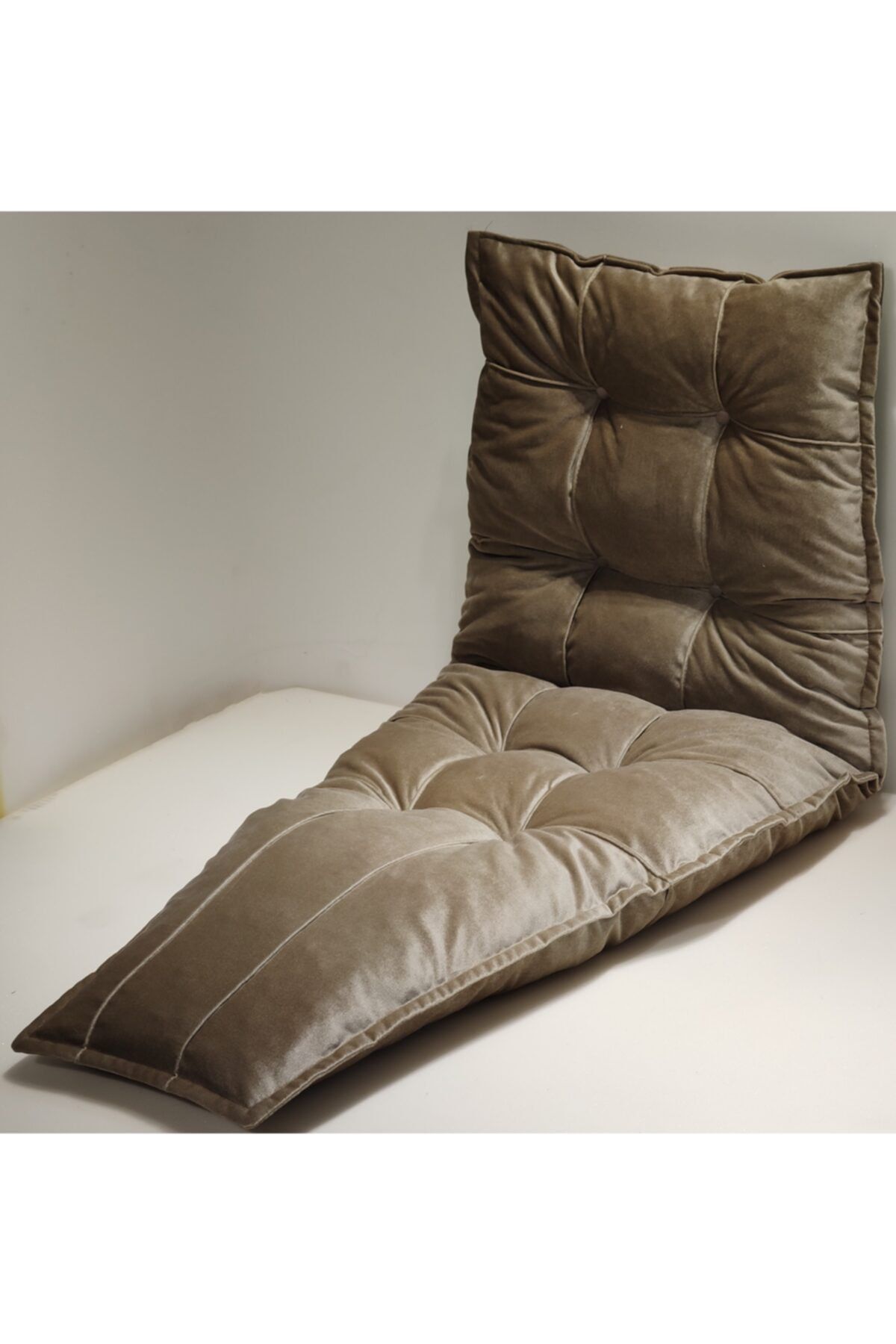 Bej Uzanmalık Minder , Minder, Salıncak Minderi, Salıncak Kumaş 70 x 180 Tek Kişilik