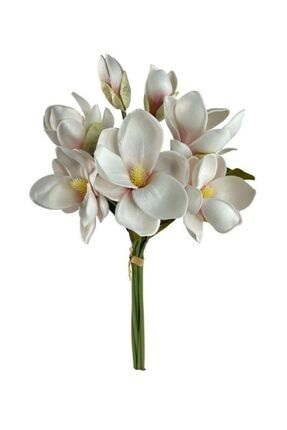 Yapay Çiçek Manolya Letex Eva Magnolia 33cm Pudra Pembe ltx-mnly