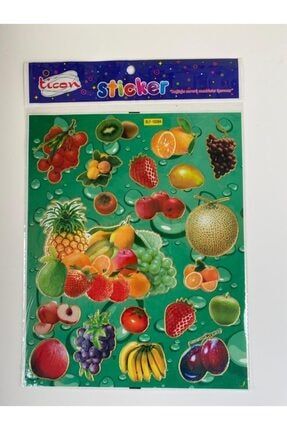 Meyveler Blf-1039a Stiker Etiketler 5 Poşet ST2800