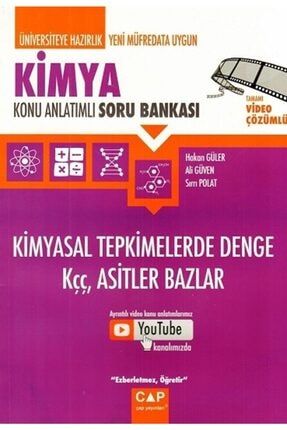 Kimyasal Tepkimelerde Denge Kçç Asitler Bazlar kdm9786057766458