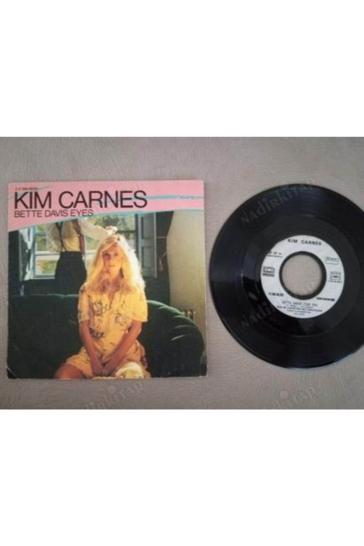 Genel Markalar Kım Carnes - Bette Davis Eyes 1981 Fransa Basım 45 Lik Plak 2. El