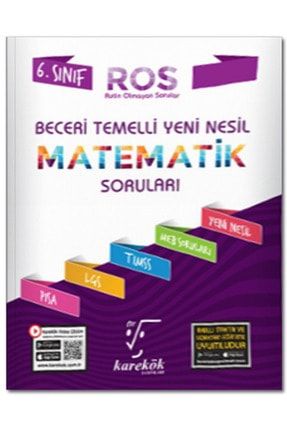6. Sınıf Beceri Temelli Ros Matematik Soruları 4690