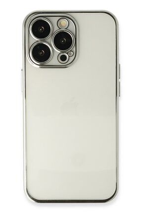 Iphone 13 Pro Kılıf Razer Lensli Silikon - Gümüş 13 pro iphone