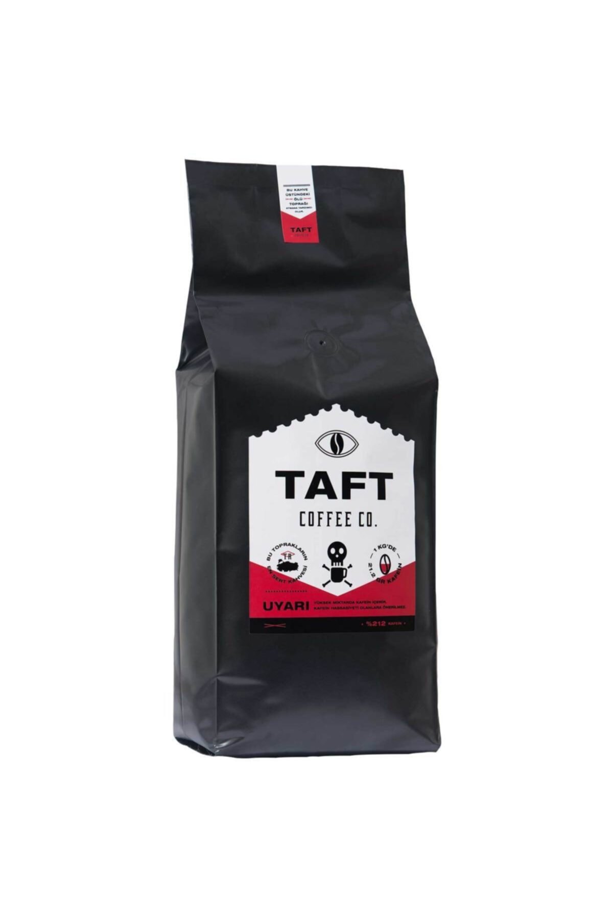 TAFT Coffee Co. Taft Yüksek Kafeinli Çekirdek Kahve 1kg