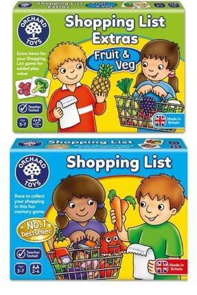 Shopping List Ve Shopping List Extras Fruit & Veg Oyun Seti eyb090