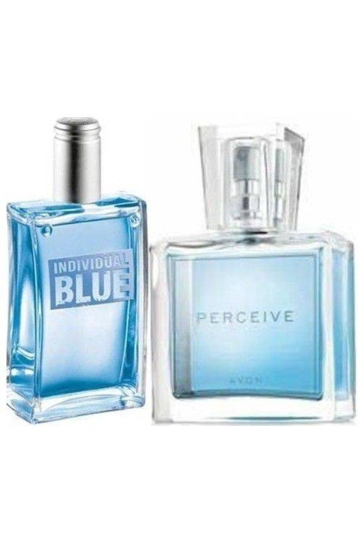 Avon عطر مردانه 100 میلی لیتر INDIVIDUAL BLUE + عطر زنانه 30 میلی لیتر PERCOME