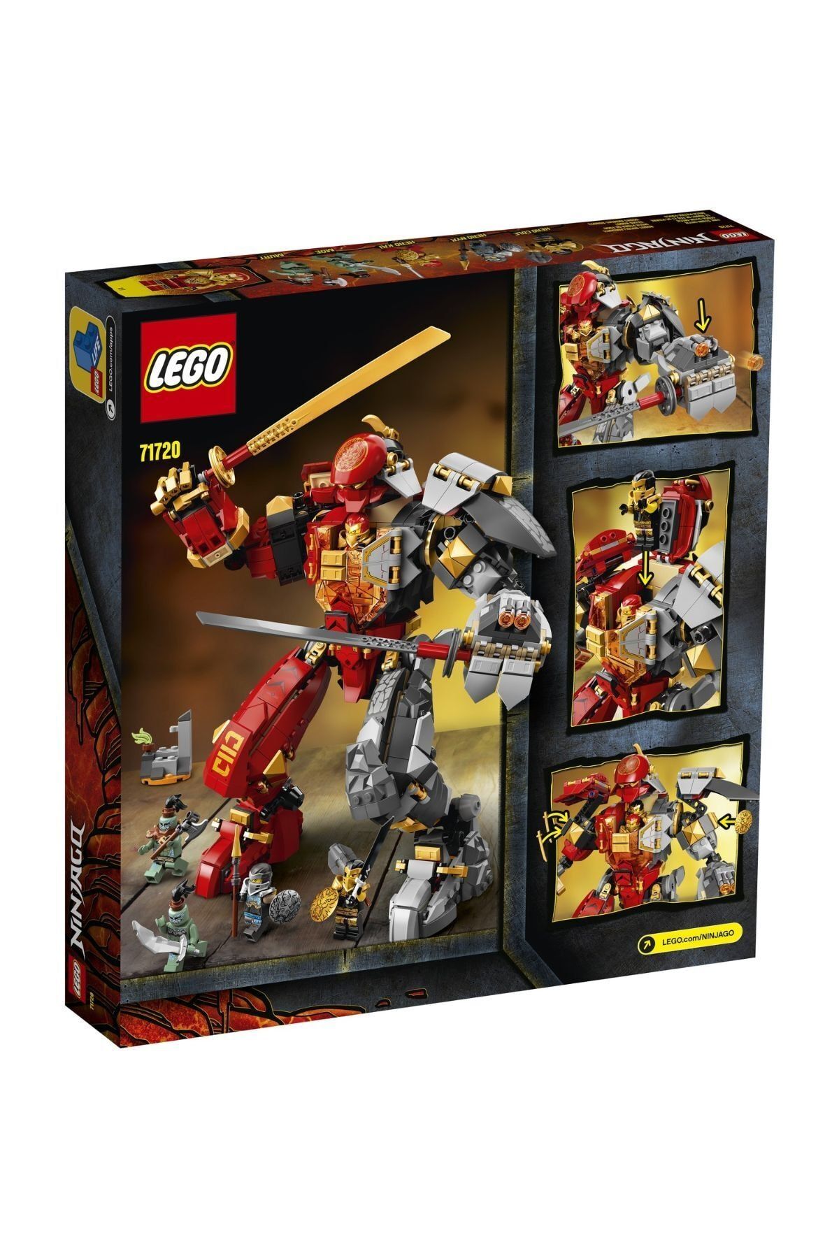 LEGO لگو مجموعه ساختمانی Ninjago Firestone Robot 71720 (968 قطعه)
