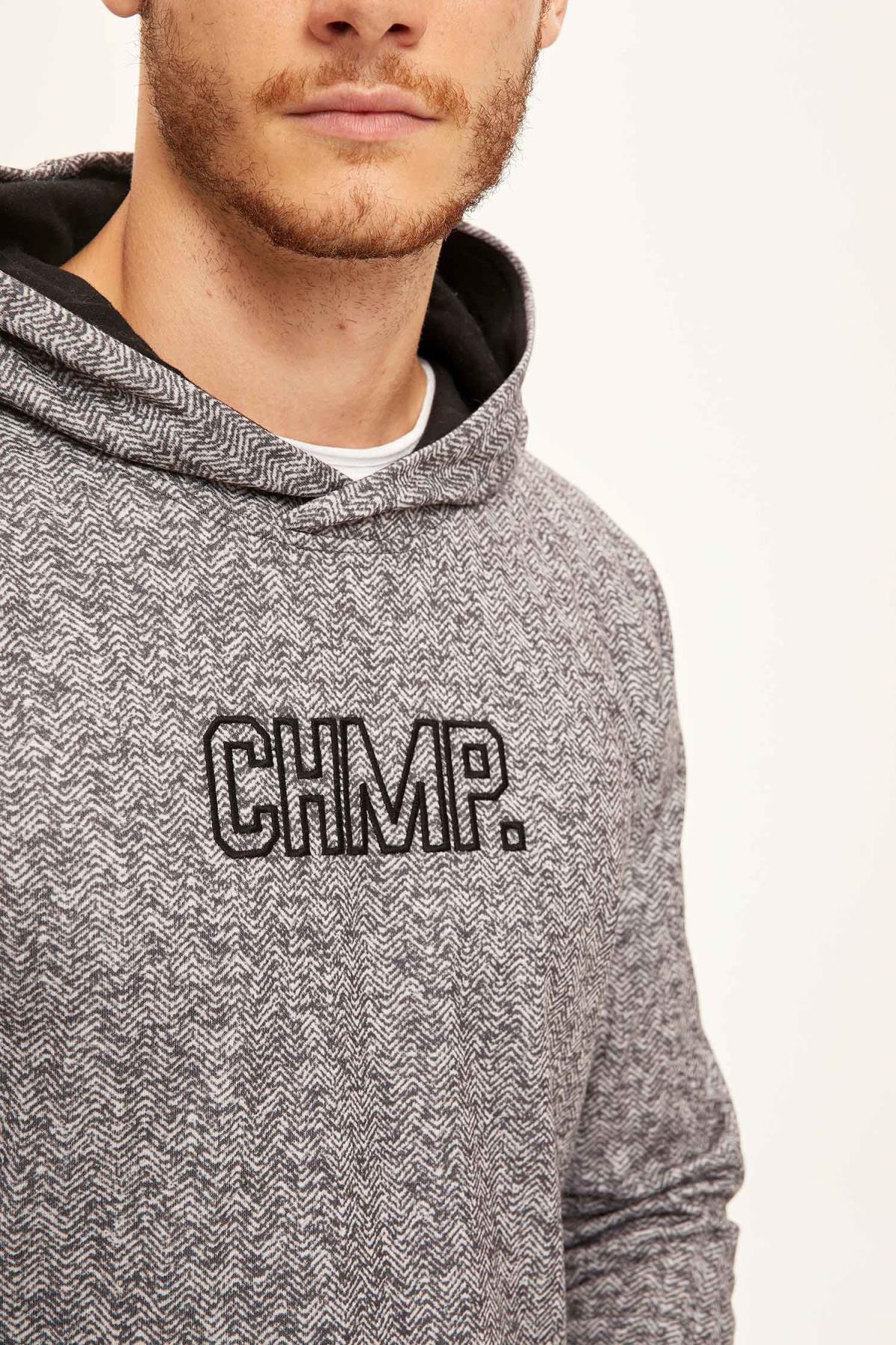 سویشرت مردانه خاکستری دفاکتو | R4504AZ20AU اورجینال - تصویر 6