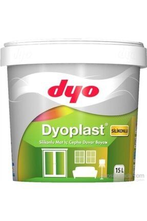 Dyo Plast Silikonlu Mat Ic Cephe Boyasi 15 Lt Yeni Gul Kurusu Trendyol