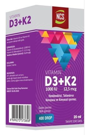 Vitamin D3+K2 20 ml NCSD3