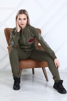 Kadın Haki Eşofman Takımı CL1025
