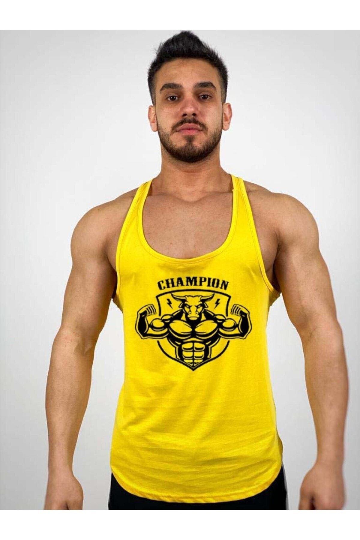 Yellow champion tank hotsell top