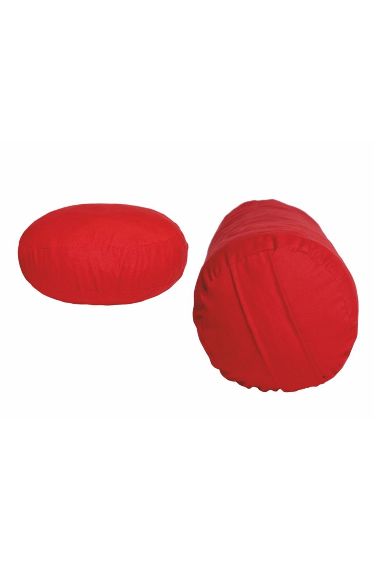 مت یوگا قرمز مردانه و زنانه کوسن مدیتیشن پوسته ارگانیک + Bolster دو مجموعه REMEGE