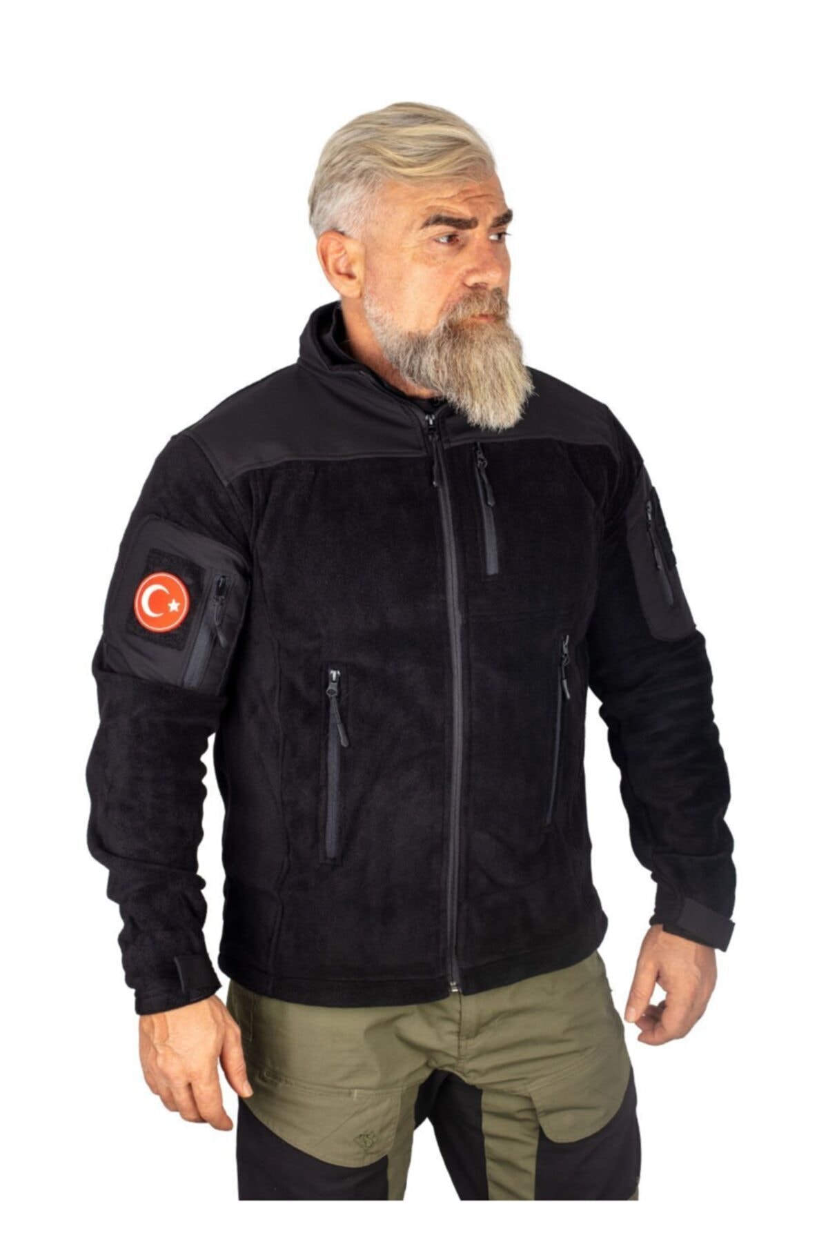 Avm Askeri Taktikal Siyah Renk Polar Mont — مشکی edk07 — تصویر 2 از 4