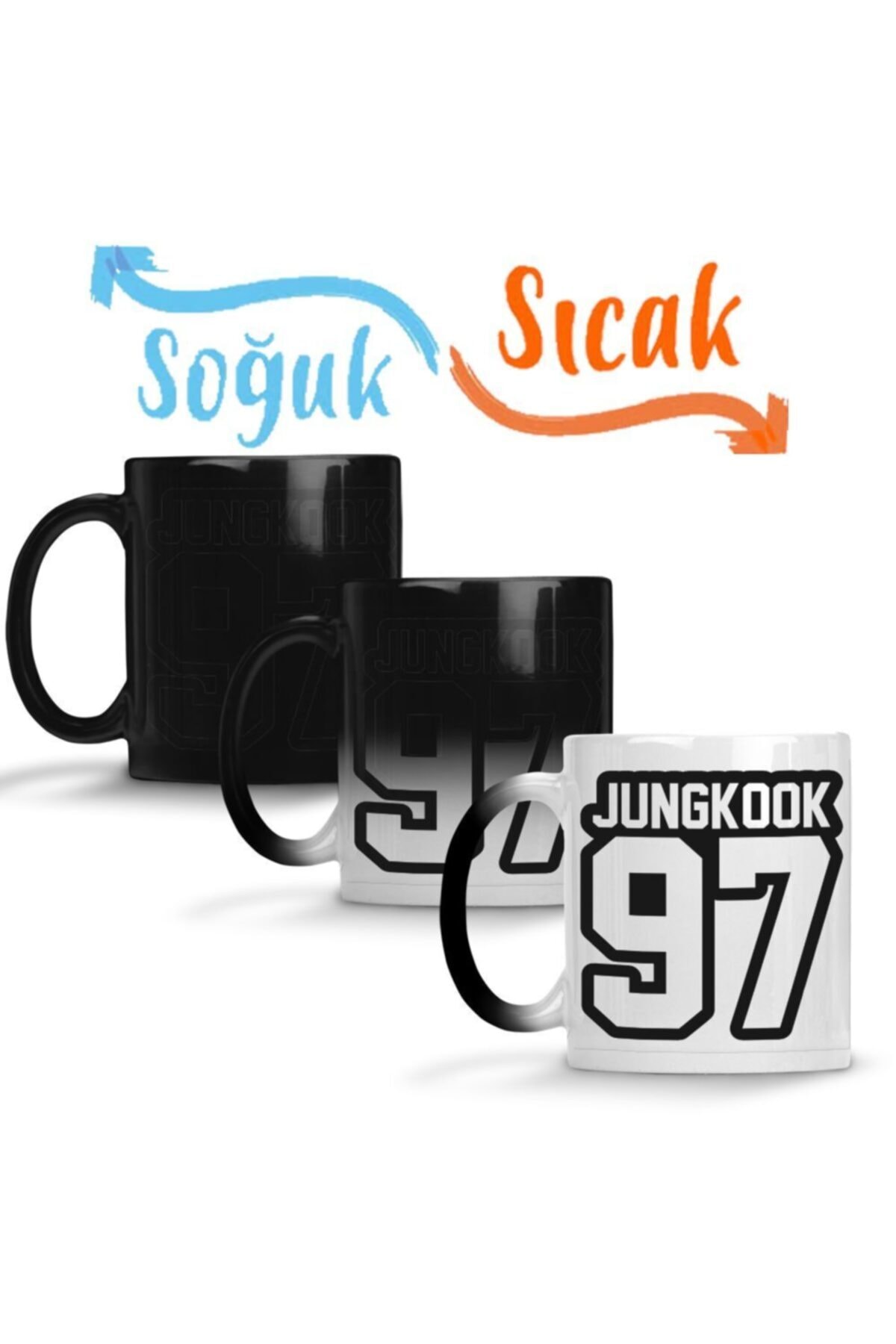 BTS Korea Music Logo Magic Mug Porcelain