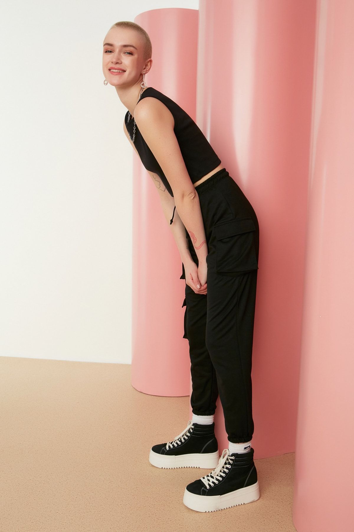Trendyol Collection Zweiteiler Schwarz Regular Fit