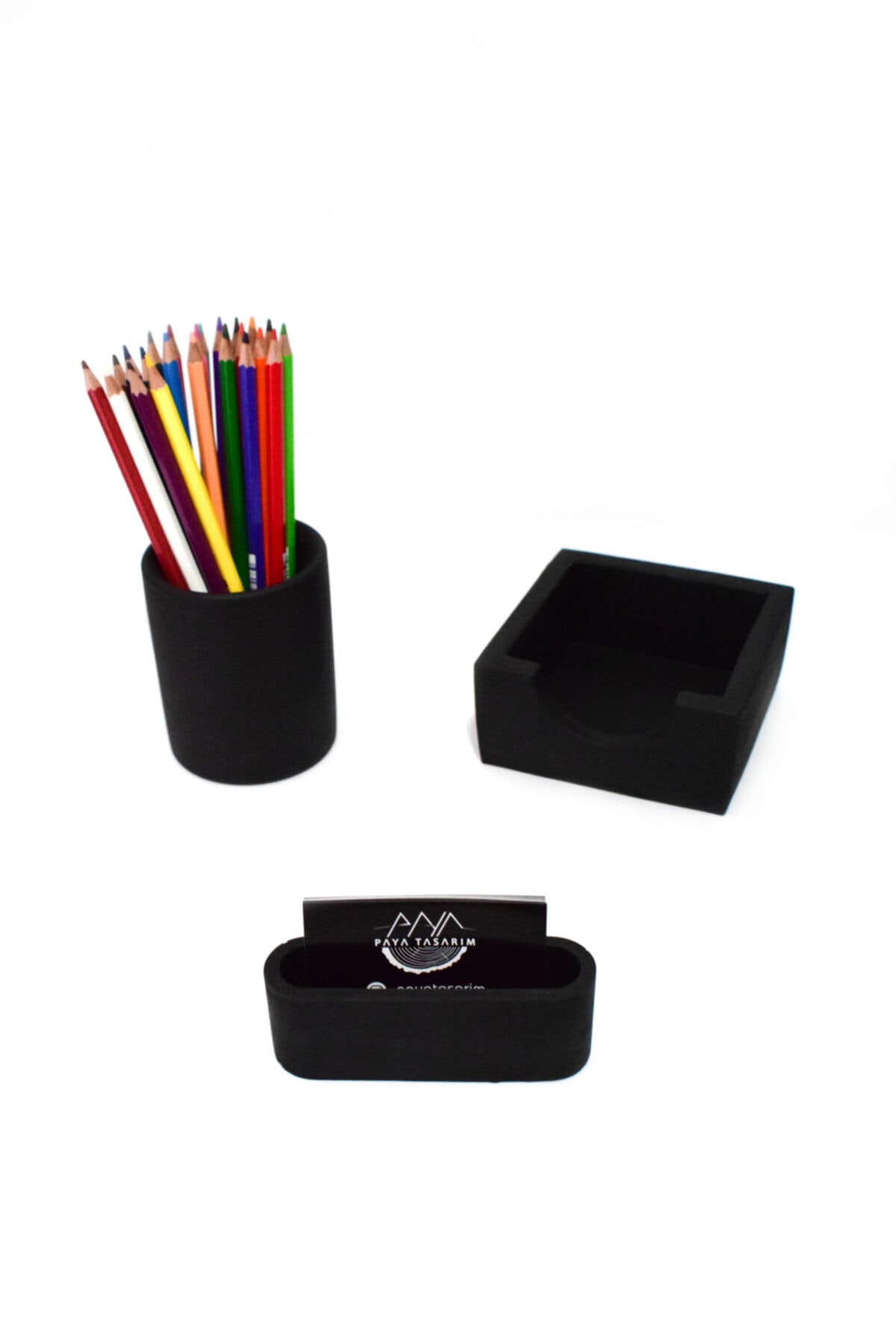 PAYATASARIM Beton Ofis Seti Kalemlik Bloknotluk Kartvizitlik