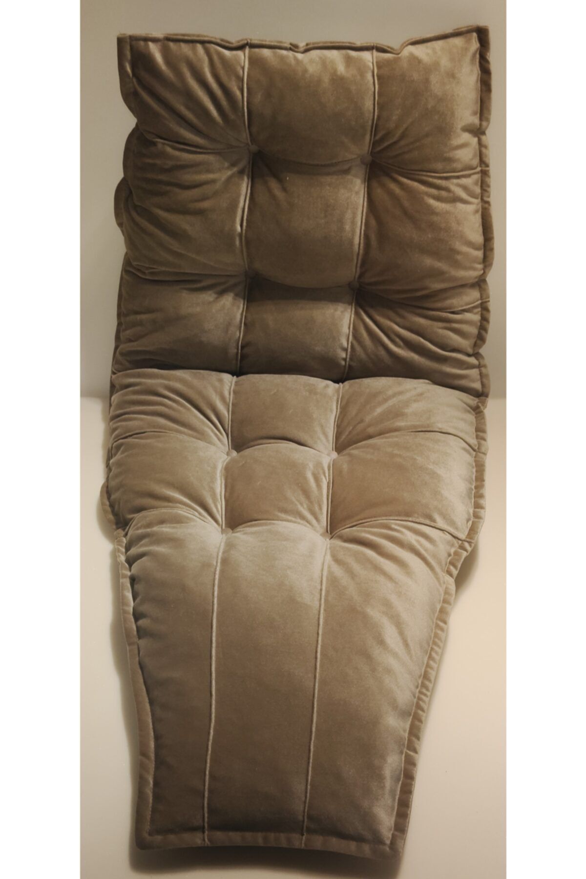 Bej Uzanmalık Minder , Minder, Salıncak Minderi, Salıncak Kumaş 70 x 180 Tek Kişilik
