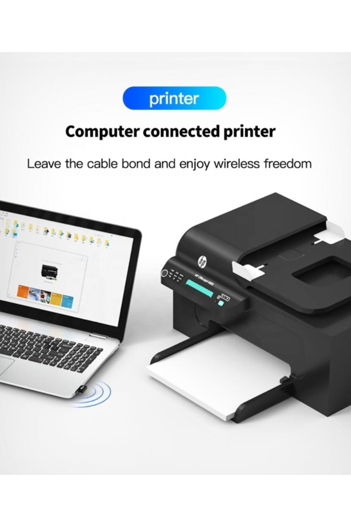 WOZLO-Mini V5.0 Usb Bluetooth Dongle V5.0 Bluetooth Adapter 4