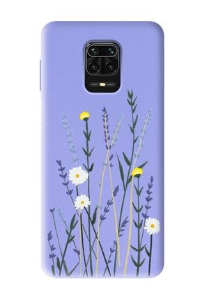 Xiaomi Redmi Note 9 Pro - 9s Uyumlu Softy Lavenders Tasarımlı Lila Lansman Telefon Kılıfı rednot9proamz-lns-003