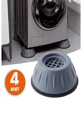 Çamaşır Makinesi Titreşim Önleyici Mobilya Kaydırmaz Vantuzlu Stoper Set 4 Adet TYC00359111408