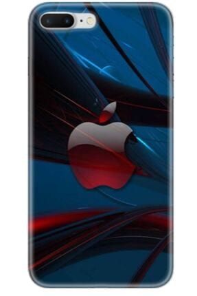 Iphone 7plus 8 Plus Uyumlu Desenli Şeffaf Silikon Baskı Kılıf Kapak iPhone7Pluspcs