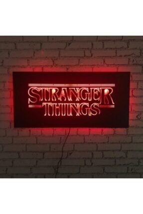 Stranger Things Ledli Ahşap Tablo aktiftasarım956