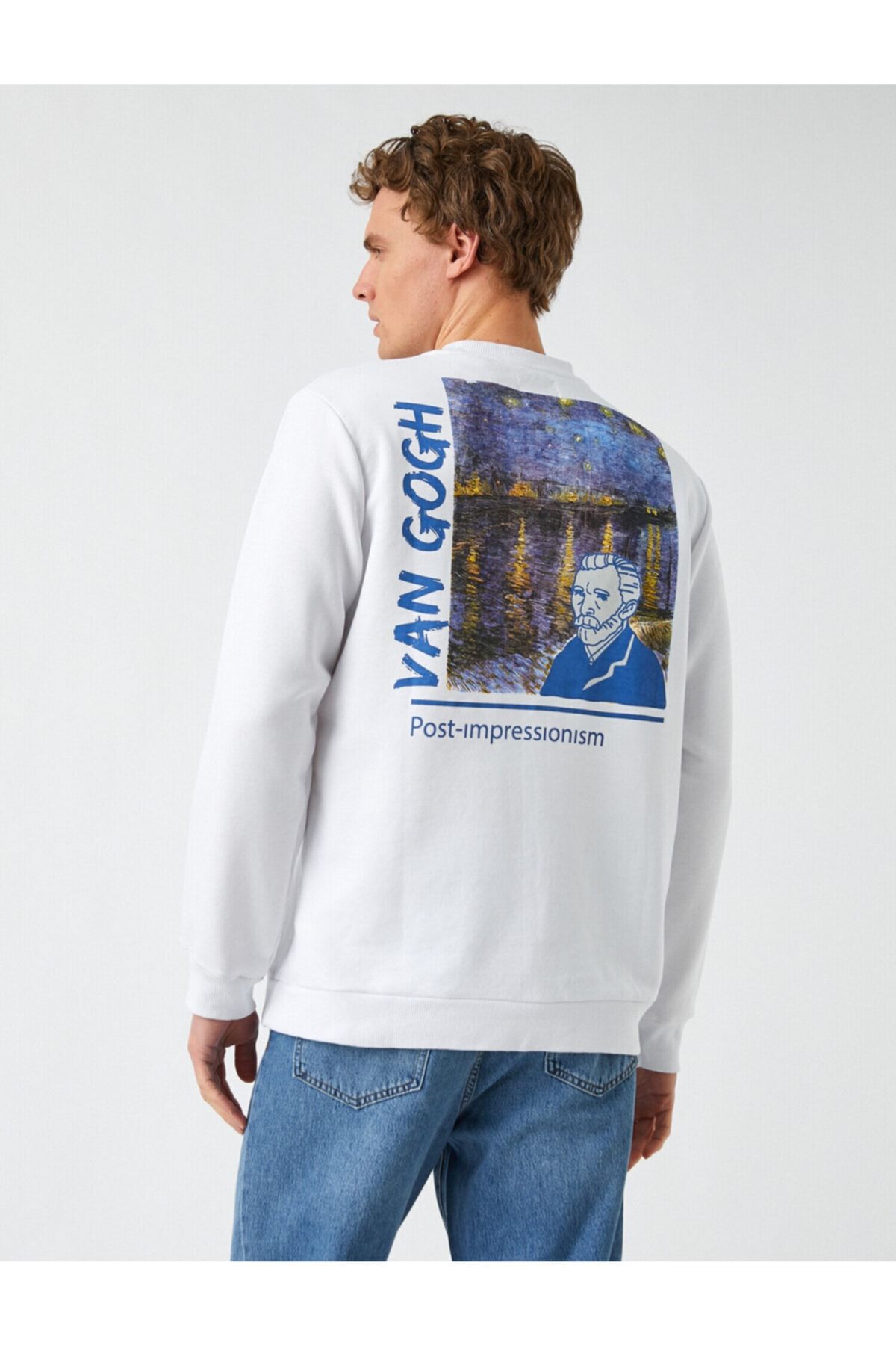 Koton Van Gogh Sweatshirt Lisansl Bask l Fiyat Yorumlar Trendyol