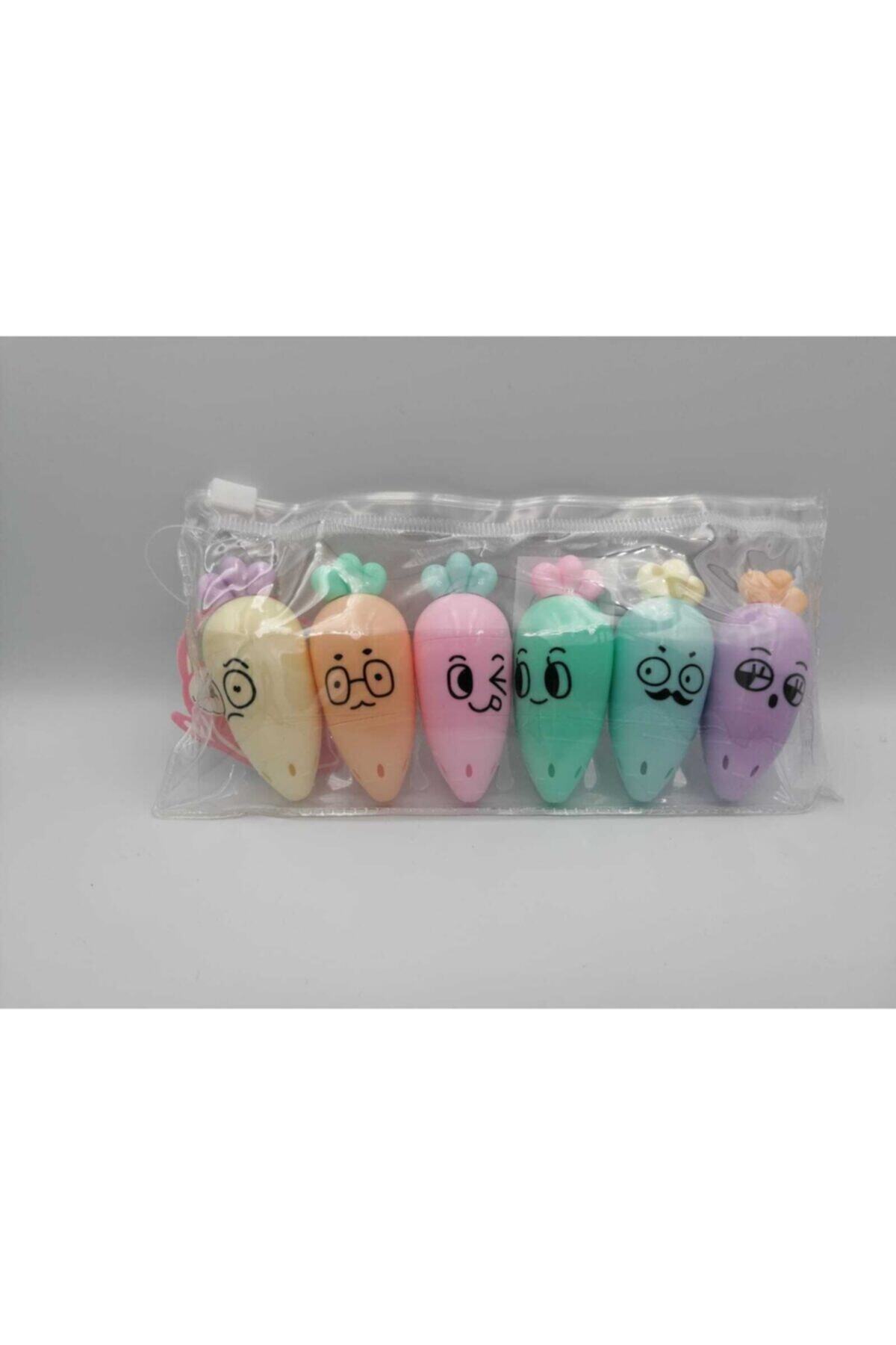 Mini 6-Pack Carrot Highlighter
