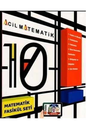 Acil Yayınları 10. Sınıf Acil Matematik 6 Lı Fasikül Set 382027001