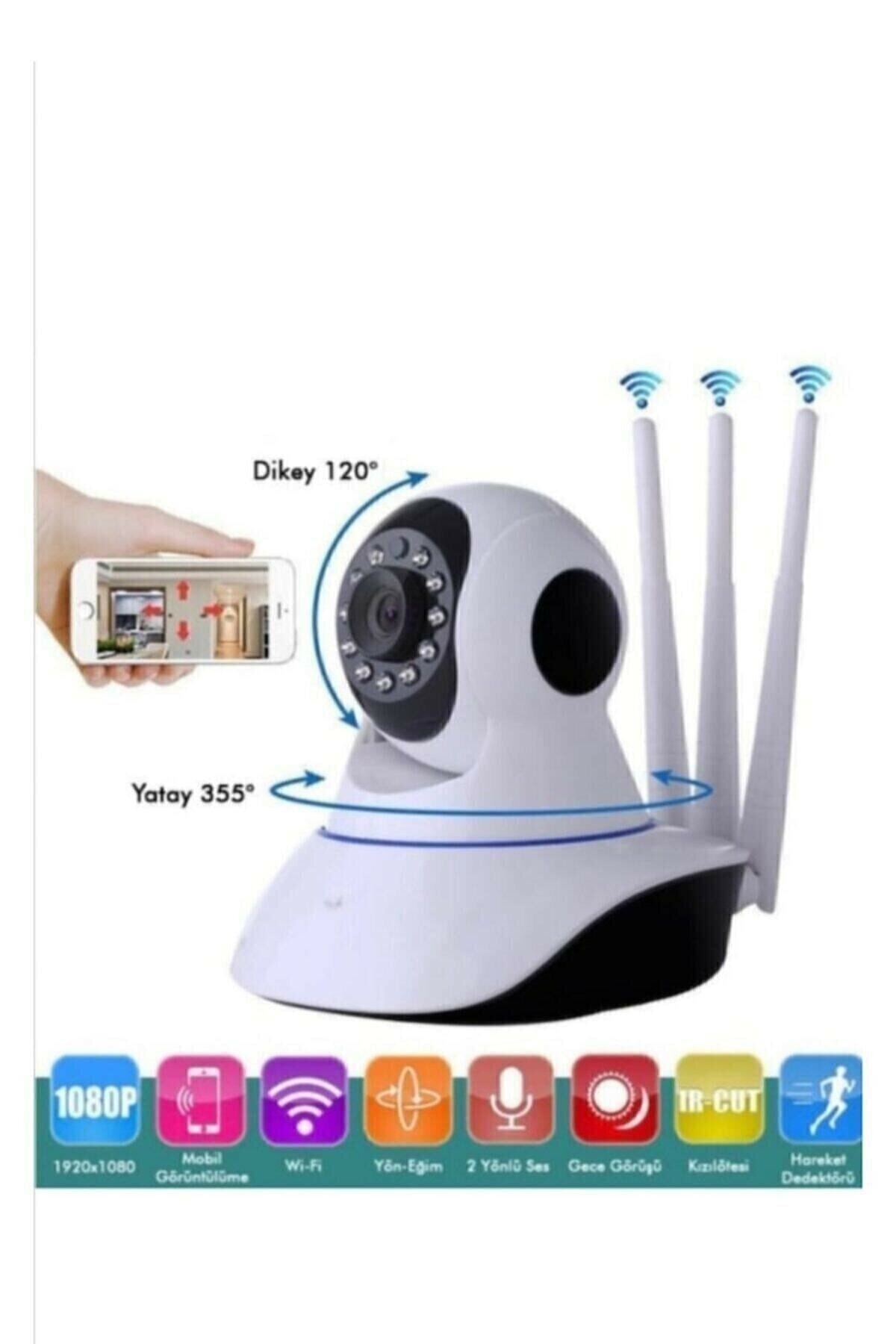 Genel Markalar Gece Görüşlü Kablosuz Bebek Izleme Kamerası Wifi Ip Kamera(5 Telsiz) fotoğrafı 4 (önizleme)