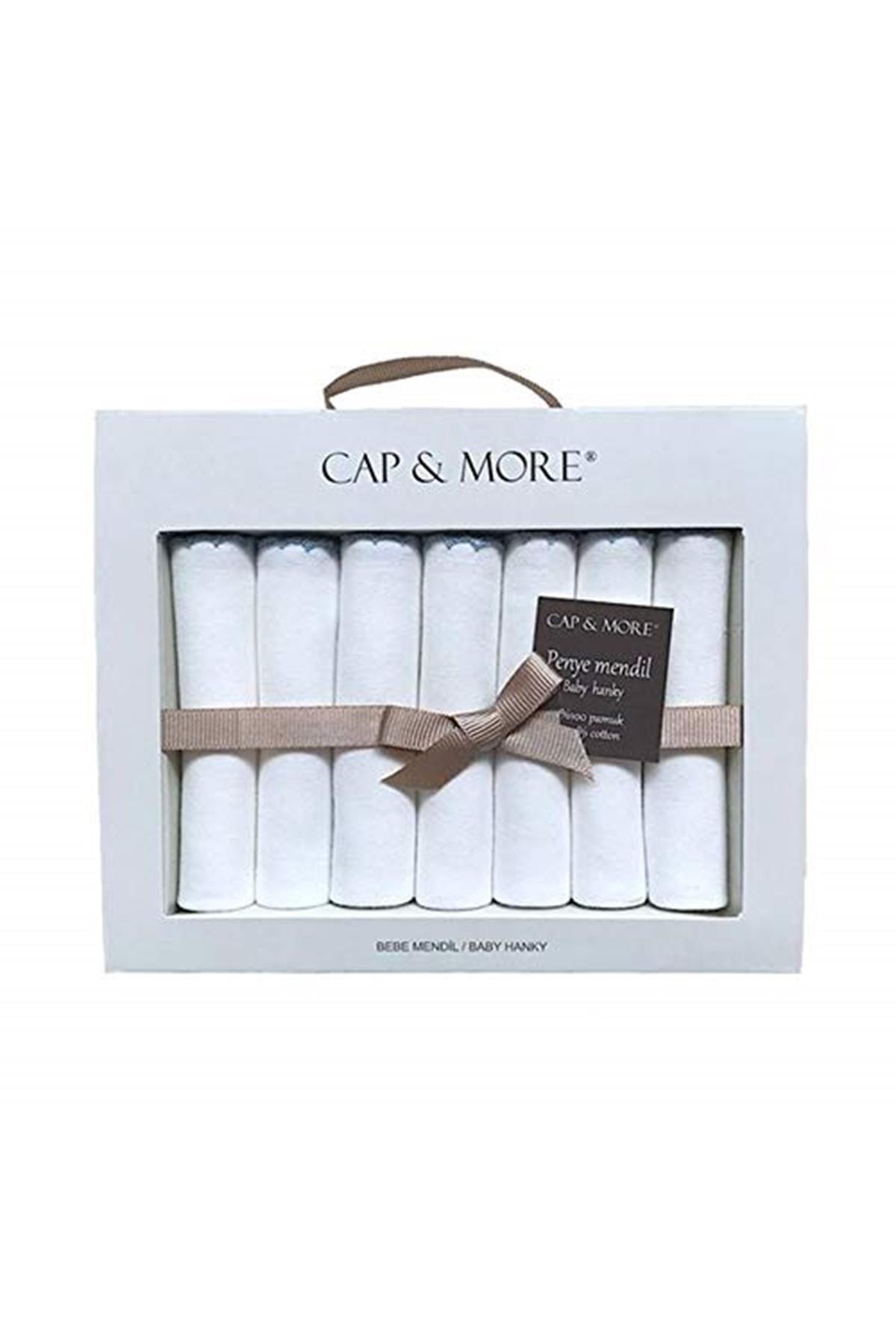 Genel Markalar Cap&more Bebek Ağız Mendili Seti (7 Li Paket), Unisex, Yumuşak Ve Ekstra Emici %100 Pamuklu-ekru fotoğrafı 2 (önizleme)