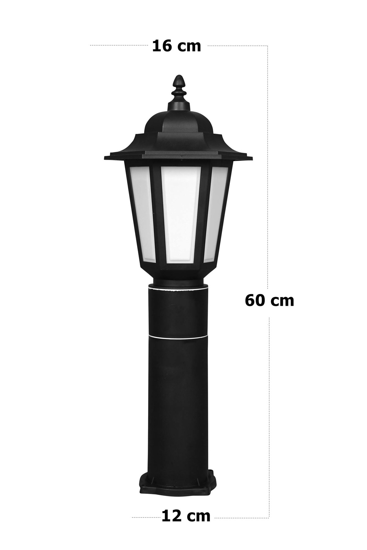 Zita Bahçe Aydınlatması Klas 60 Cm Set Üstü Bahçe Aydınlatma Set Üstü Bahçe Lambası 3