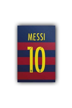 Mdf Retro Ahşap Poster Messi 20x30cm -203003834 tkps203003834