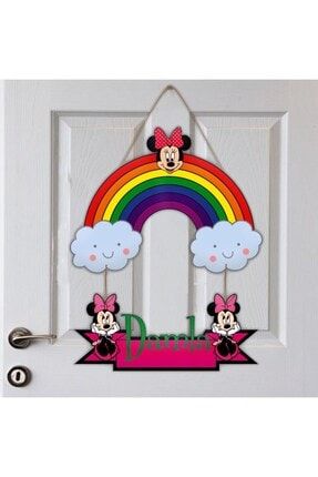 Bebek Odası Ahşap Kapı Süsü Mickey Mouse PRA-5534793-2245
