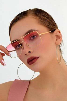 Yolanda Gold Pink Pilot Model Güneş Gözlüğü