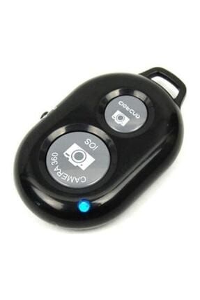 Bluetooth Uzaktan Kumanda Tüm Telefonlara Uyumlu Video Selfie Ve Fotoğraf Çekme Kolaylığı Siyah Renk kumanda bluetooth