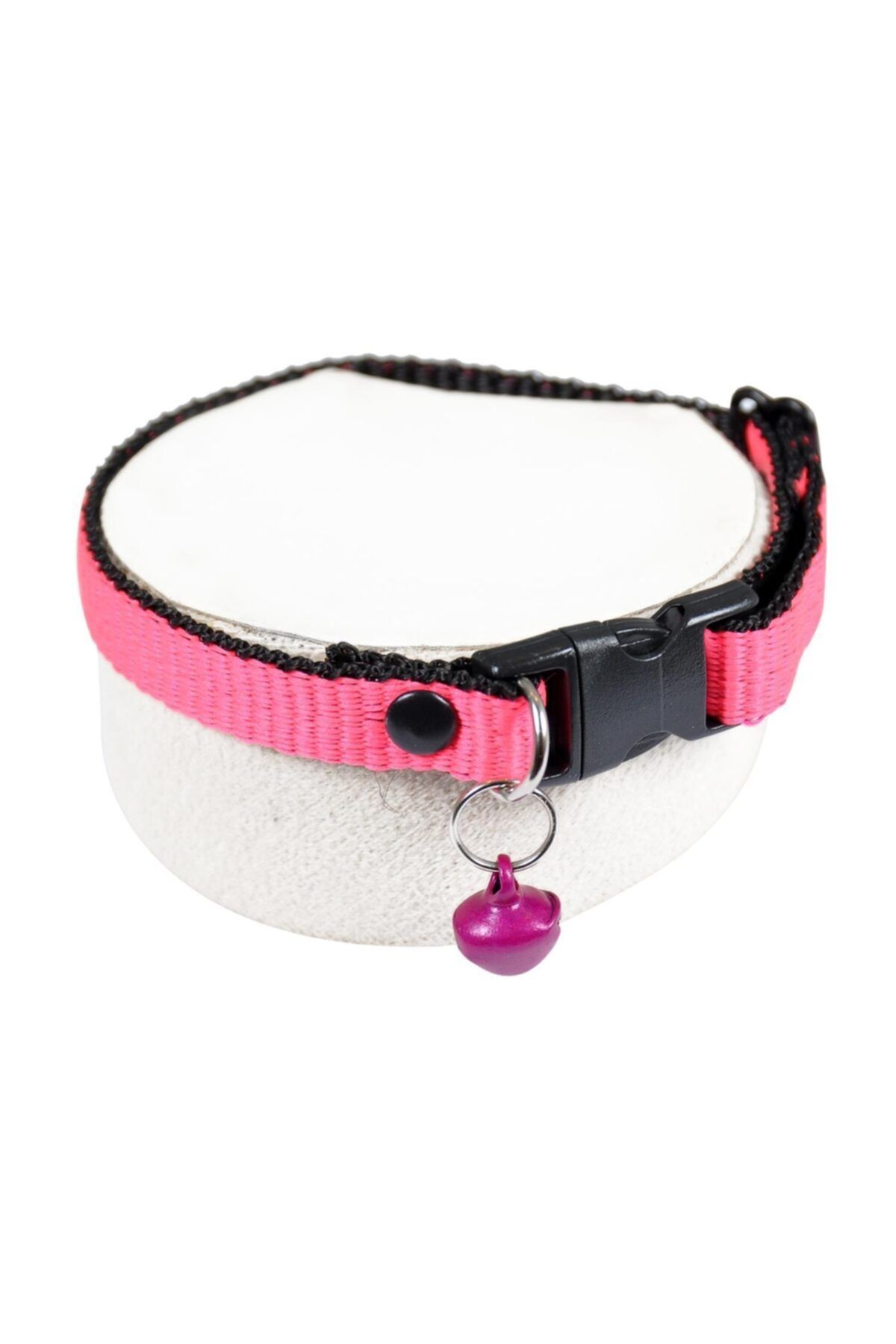 Neon Zilli Kedi Tasması Boyun Pembe Renk