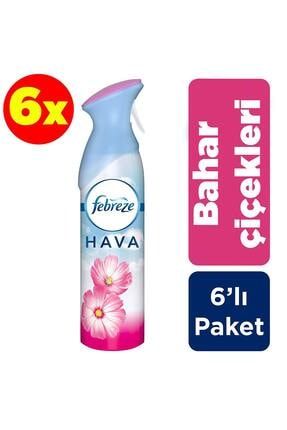 Hava Ferahlatıcı Sprey Oda Kokusu Bahar Çiçekleri 300 ml X 6 Adet 8681002969087