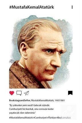 Atatürk Profil - Bookstagram Defter 8681980580434