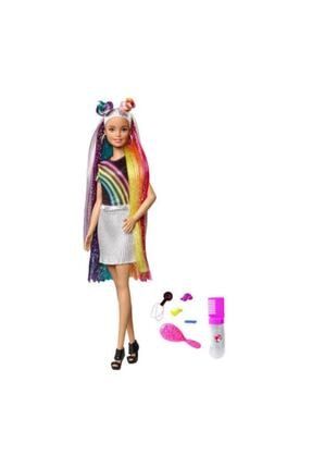 Barbie Gökkuşağı Renkli Saçlar Bebeği 06813