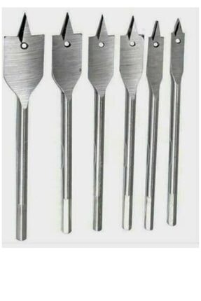 Genel Markalar Makroyapı 6 Parça Hex Yaprak Matkap Ucu Takımı Kelebek Yaprak ...