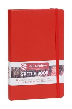 Talens Sketch Book 13x21 cm Kırmızı T50312