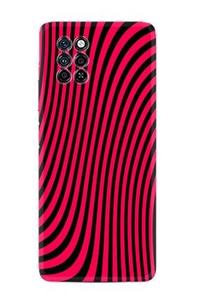 Note 10 Pro Kılıf Silikon Desen Özel Seri Black Pink 1671 infinote10pro6go11