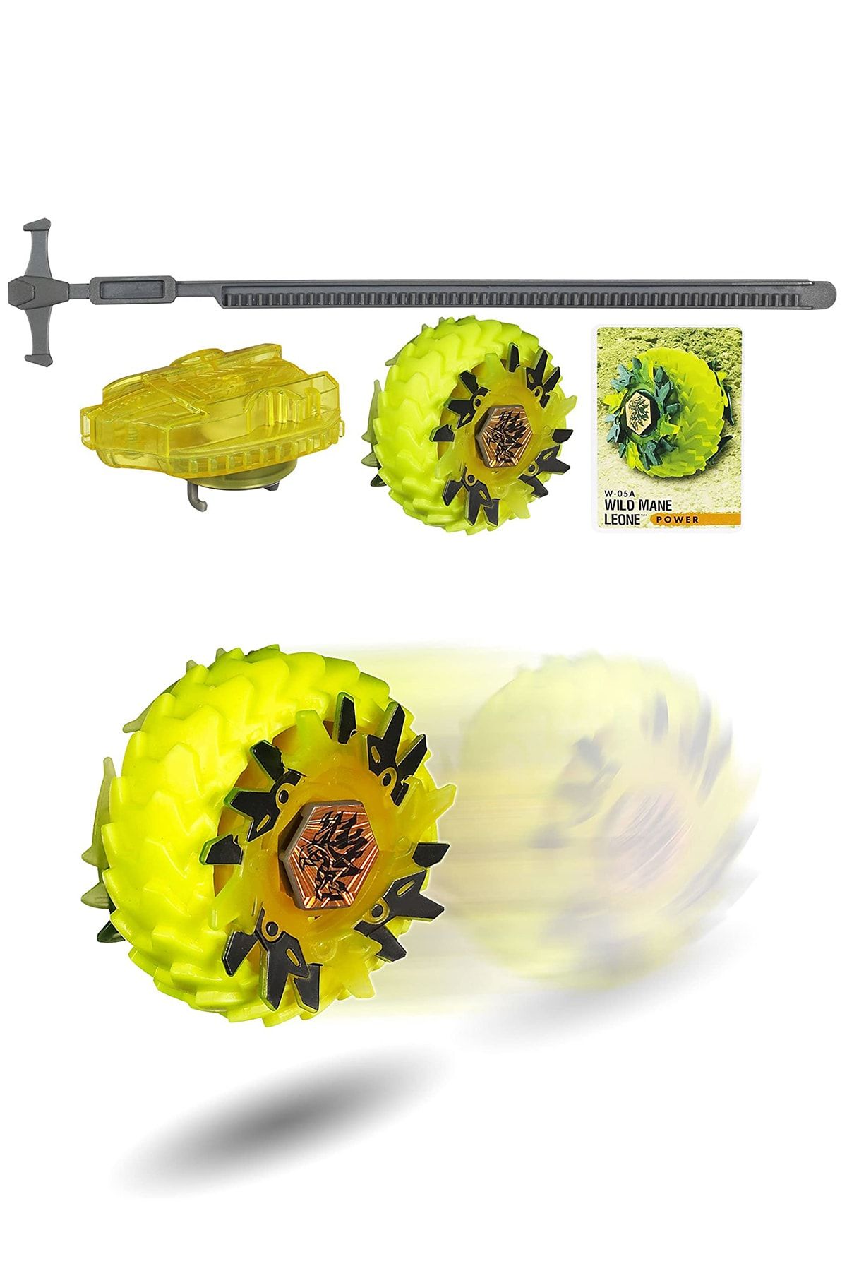 BEYBLADE-Beywheelz Wild Mane Leone - Power Spinning Top Original Product 2