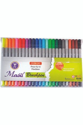 Brush Pen Fırça Uçlu Çizim Kalemi MAS-24C
